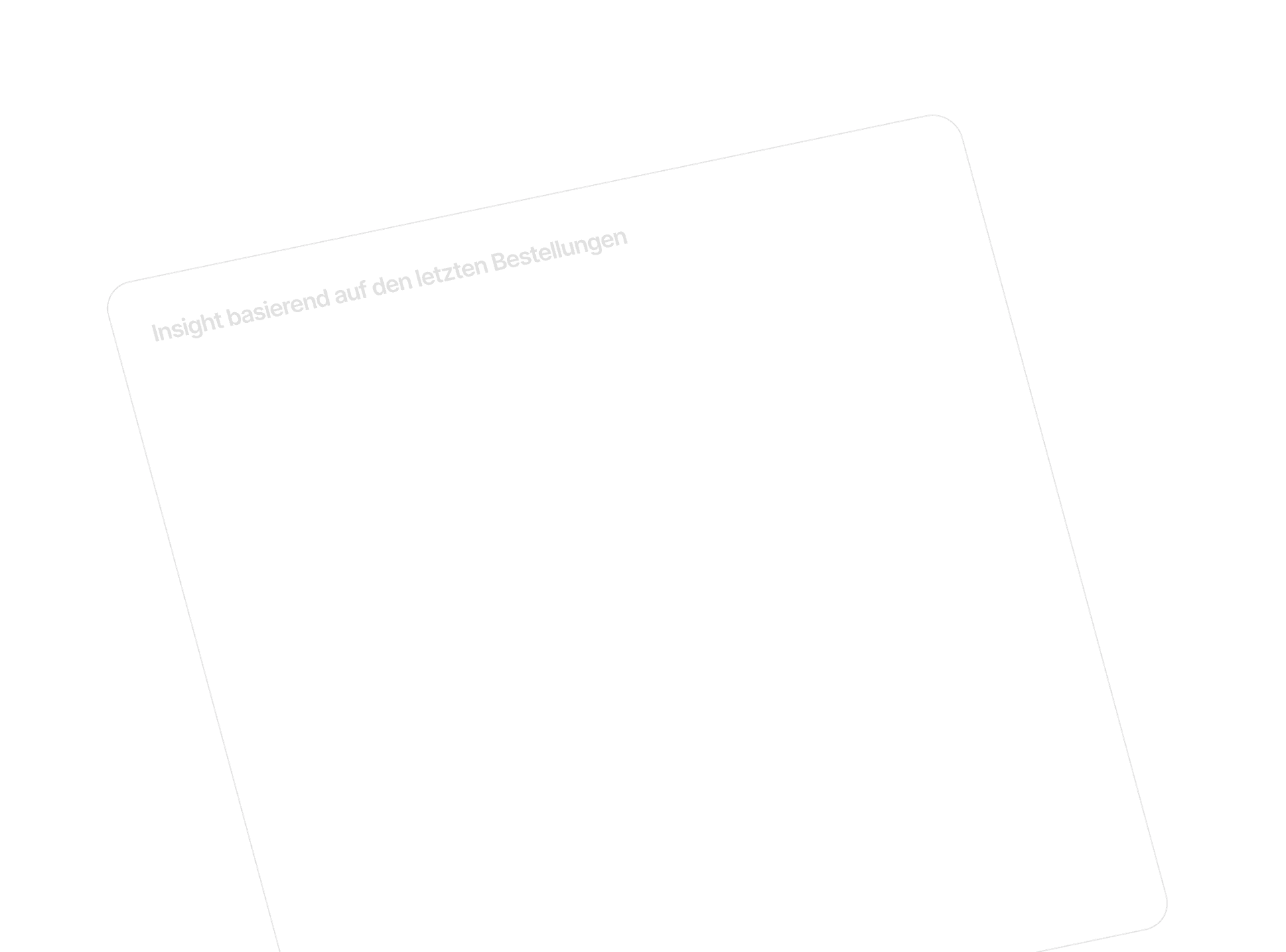 Insight Bestellungen Rahmen